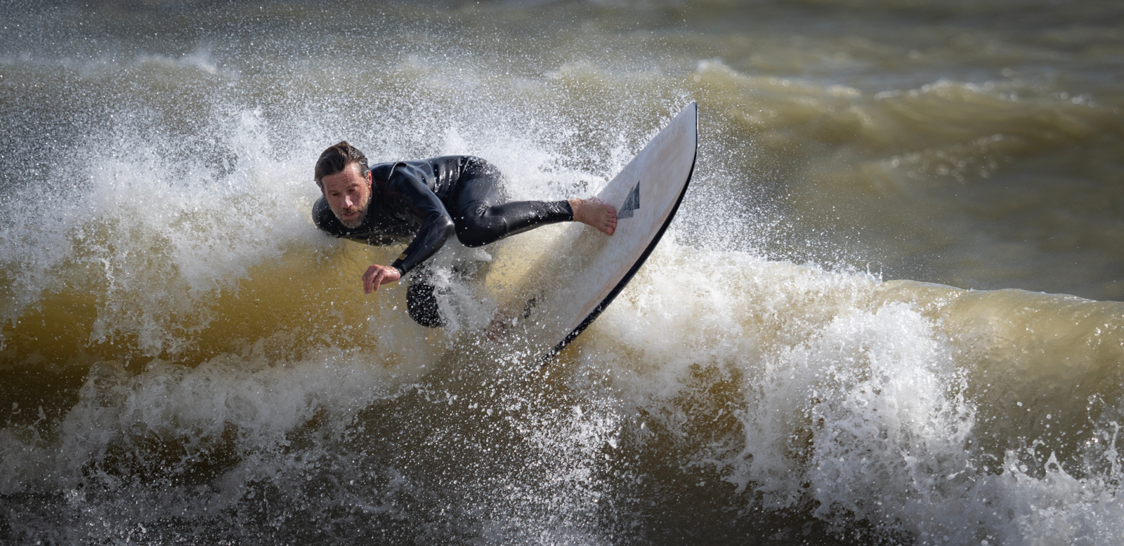 BURSTING THROUGH THE SPRAY